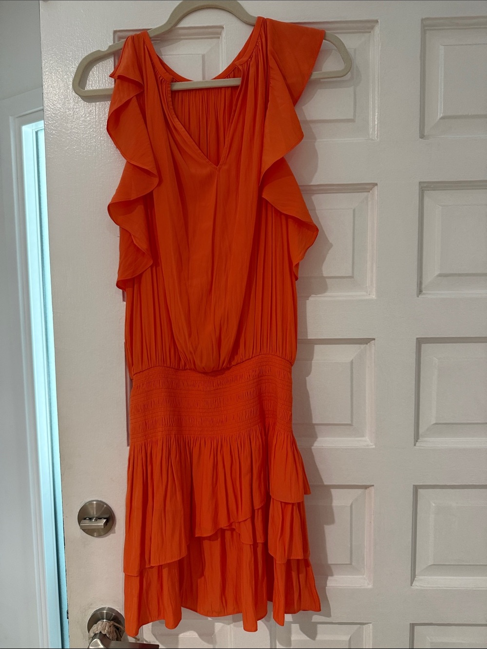 Ramy Brook orange mini dress